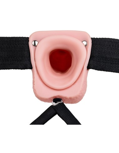 Gode ceinture creux Hollow Strap On RealRock 23 x 4.5cm