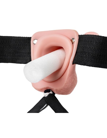 Gode ceinture creux Hollow Strap On RealRock 23 x 4.5cm Gode ceinture creux Hollow Strap On RealRock 23 x 4.5cm