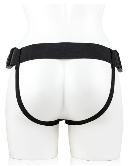 Gode ceinture creux Hollow Strap On RealRock 18 x 4.5cm Latino