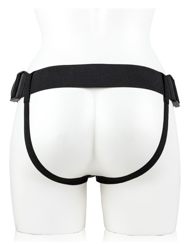 Gode ceinture creux Hollow Strap On RealRock 18 x 4.5cm