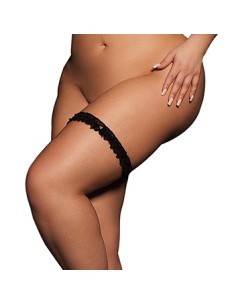Jarretière NOEL Grande Taille Noire
