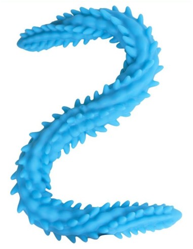 Double Gode Scolop M 50 x 4cm Bleu