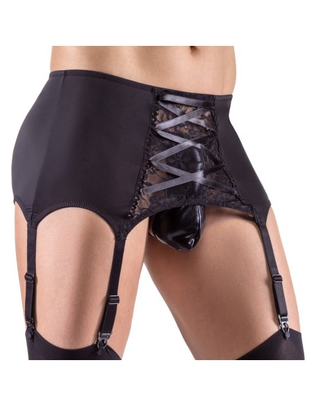 Porte-Jarretelles Homme Belt Lace Noir Porte-Jarretelles Homme Belt Lace Noir