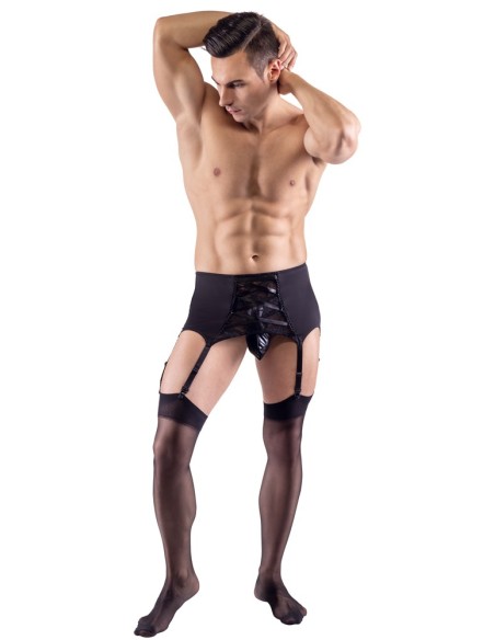 Porte-Jarretelles Homme Belt Lace Noir Porte-Jarretelles Homme Belt Lace Noir