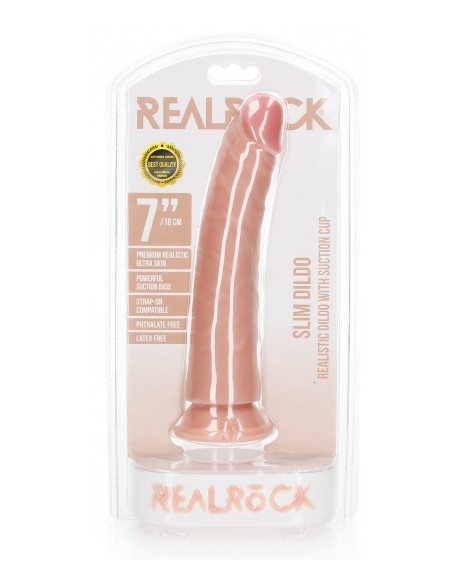 Gode réaliste Slim Dildo RealRock 18 x 4.2cm