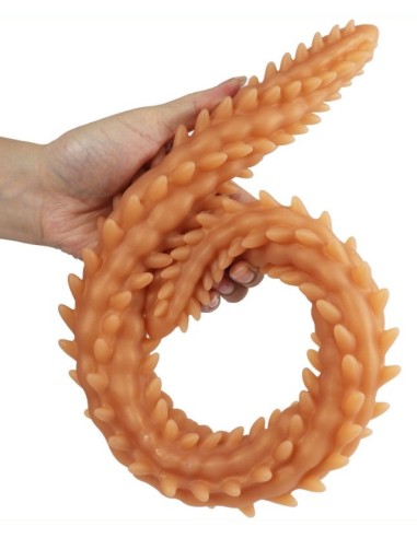 Double gode Scolop M 50 x 4cm Orange