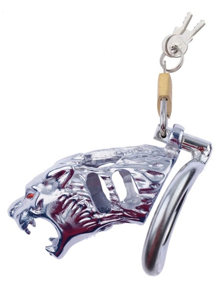 Cage de chasteté en métal Panthera 9 x 3.4cm Cage de chasteté en métal Panthera 9 x 3.4cm