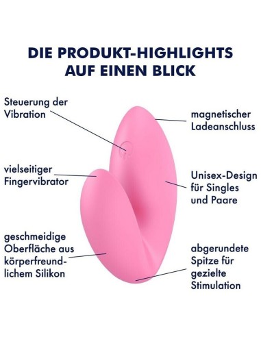 Vibromasseur Love Riot Satisfyer 6cm Rose
