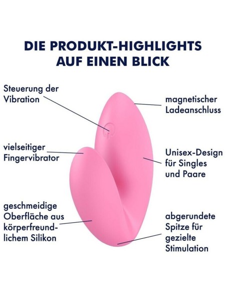 Vibromasseur Love Riot Satisfyer 6cm Rose Vibromasseur Love Riot Satisfyer 6cm Rose