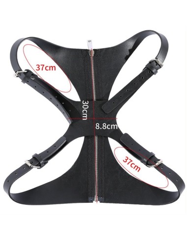 Corset SM Vinyle Noir