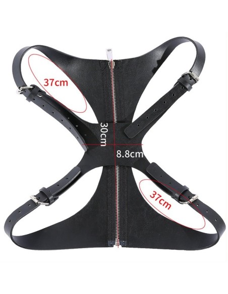 Corset SM Vinyle Noir