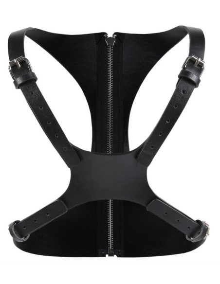 Corset SM Vinyle Noir