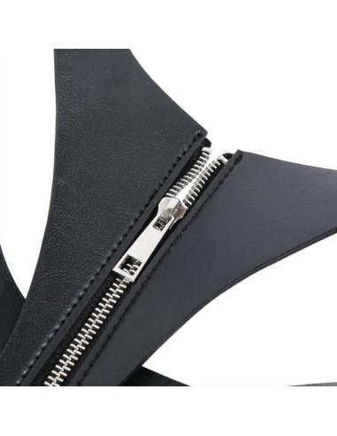 Corset SM Vinyle Noir