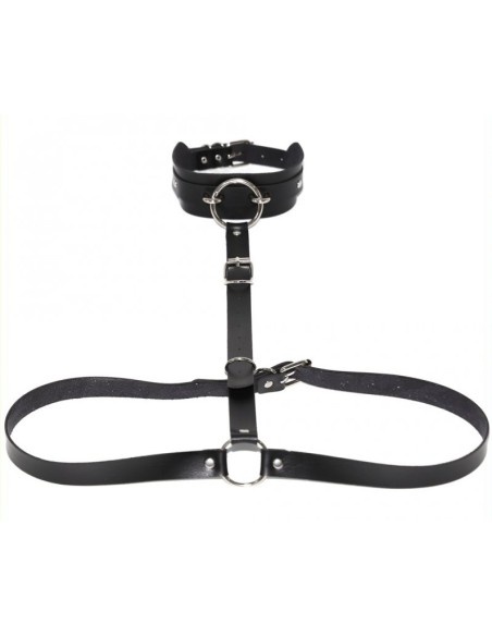Collier + Ceinture Belt Strict Noir
