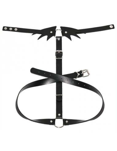 Collier Sm + ceinture Belt Wing Noir