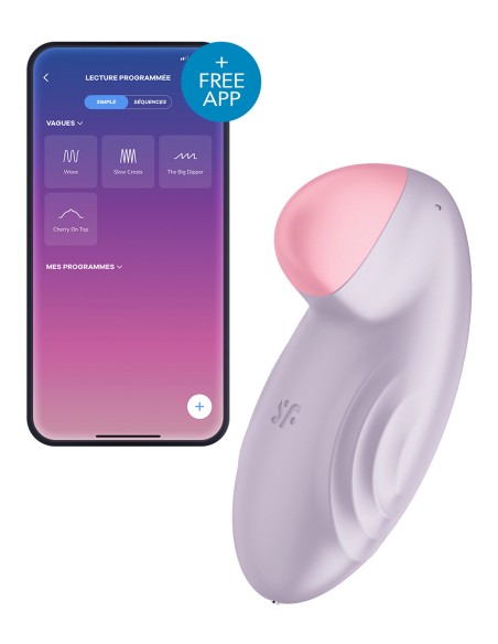 Stimulateur de clitoris connecté Tropical Tip Satisfyer