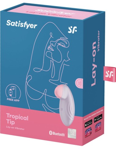 Stimulateur de clitoris connecté Tropical Tip Satisfyer