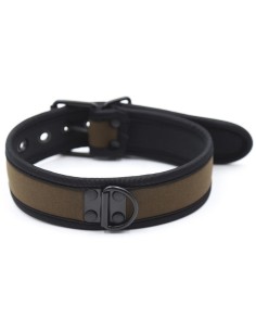 Collier Néoprène Simply Puppy Marron