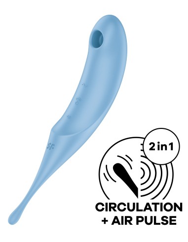 Stimulateur de clitoris Twirling Pro Bleu