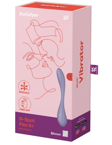 Vibro connecté G-Spot Flex 5+ Satisfyer Mauve