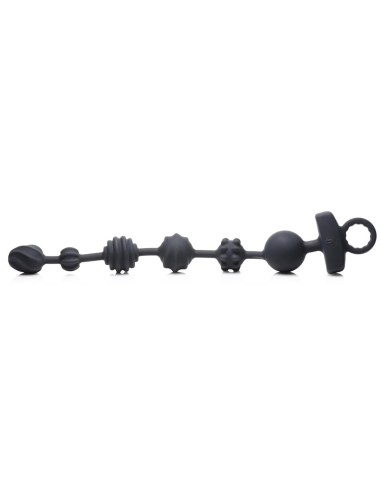 Boules anales vibrantes 21x Dark Rattler 40 x 4.5cm