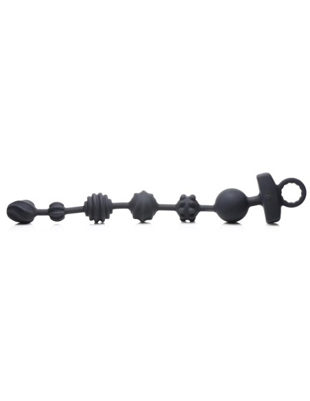 Boules anales vibrantes 21x Dark Rattler 40 x 4.5cm