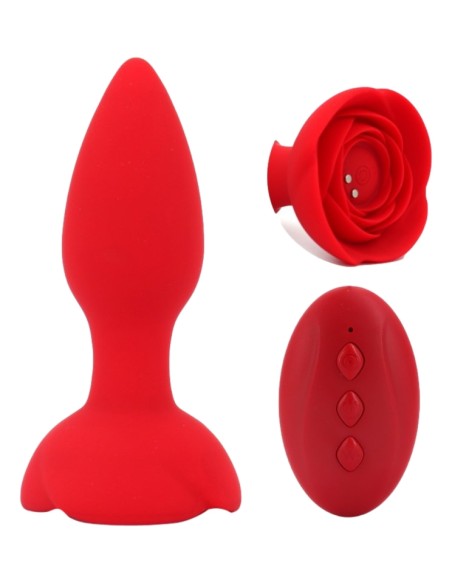 Plug Bijou Vibrant Rose 10 x 4cm Plug Bijou Vibrant Rose 10 x 4cm