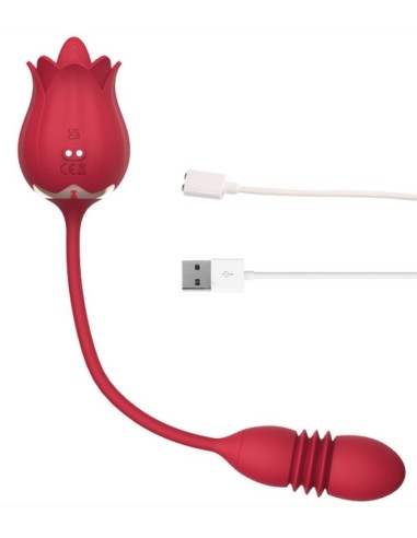Stimulateur de clitoris et Point G Rose Egg 9 x 3cm