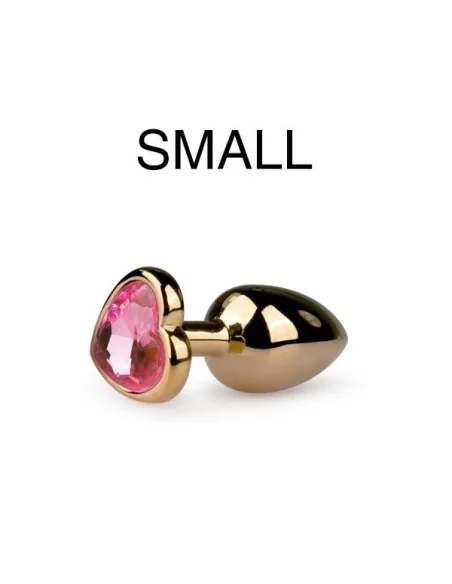 Plug bijou Or en coeur - Small 6.3 x 2.6 cm Plug bijou Or en coeur - Small 6.3 x 2.6 cm