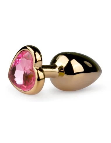 Plug bijou Or en coeur - Small 6.3 x 2.6 cm