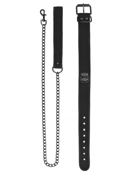 Collier Néoprène Ouch Puppy Noir