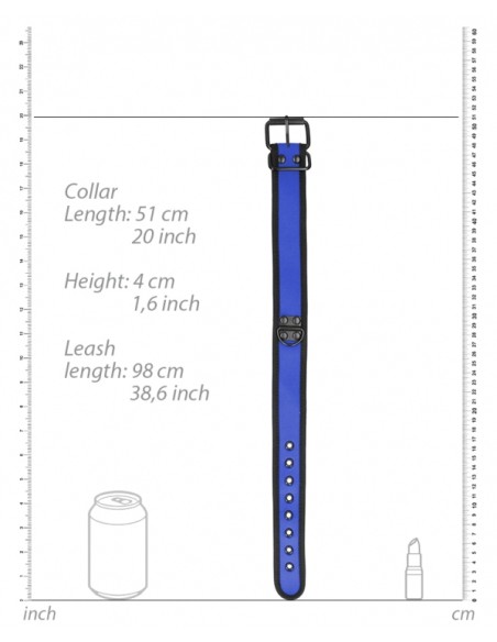Collier Néoprène Ouch Puppy Bleu Collier Néoprène Ouch Puppy Bleu
