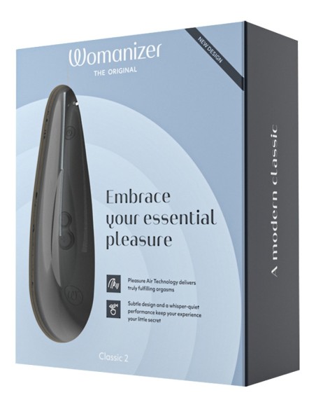 Stimulateur de clitoris Womanizer Classic 2 Noir Stimulateur de clitoris Womanizer Classic 2 Noir