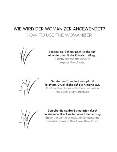 Stimulateur de clitoris Womanizer Classic 2 Noir Stimulateur de clitoris Womanizer Classic 2 Noir