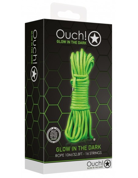 Corde de bondage phosphorescente Glow Rope 10M