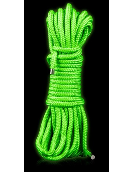 Corde de bondage phosphorescente Glow Rope 10M