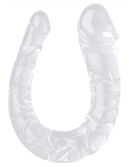 Double Gode Transparent U Jelly XL 19 x 5cm Double Gode Transparent U Jelly XL 19 x 5cm