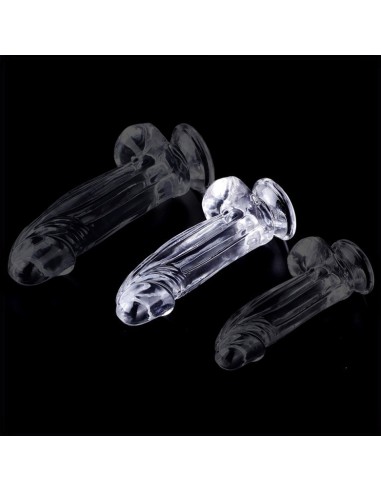 Gode transparent Kolk M 14 x 4.5cm