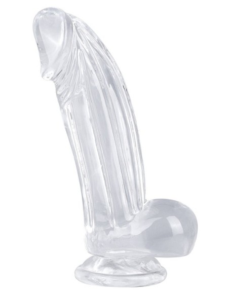 Gode transparent Kolk M 14 x 4.5cm Gode transparent Kolk M 14 x 4.5cm