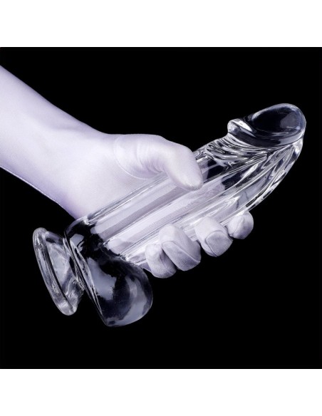 Gode transparent Kolk L 16 x 5.5cm Gode transparent Kolk L 16 x 5.5cm