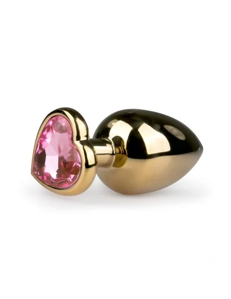 Plug bijou Or en coeur - LARGE 8.2 x 3.8 cm Plug bijou Or en coeur - LARGE 8.2 x 3.8 cm