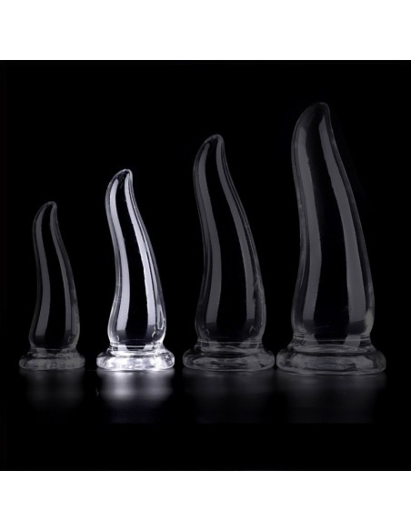 Plug transparent Gazox M 15 x 5cm