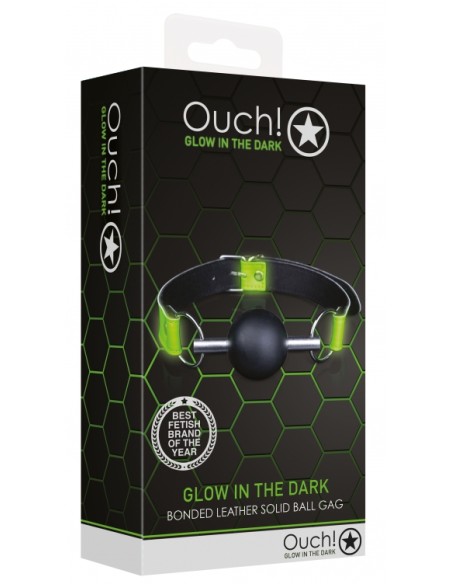Bâillon Boule phosphorescent Glow 45mm Bâillon Boule phosphorescent Glow 45mm