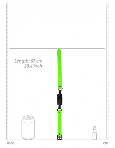 Bâillon Cylindre phosphorescent Glow 7.5cm