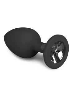 Plug Bijou Diamond noir 6 x 2.7cm