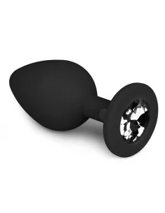 Plug bijou Diamond noir 7 x 3.3cm