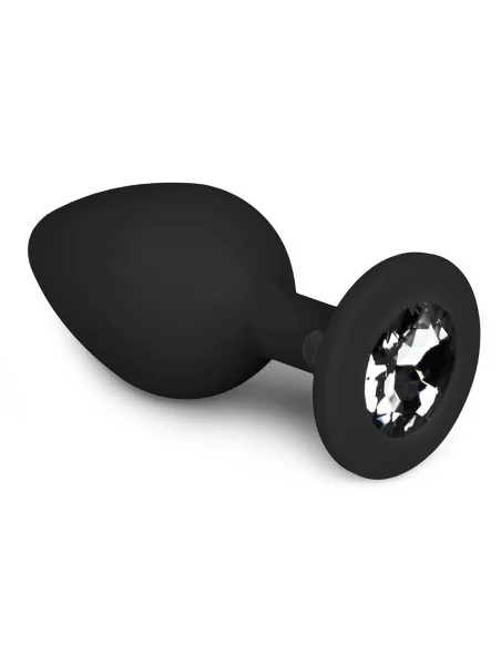 Plug bijou Diamond noir 7 x 3.3cm