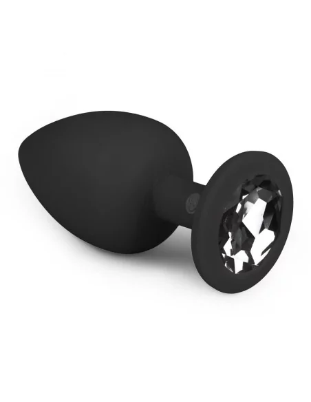 Plug Bijou Diamond Noir 8 x 4cm Plug Bijou Diamond Noir 8 x 4cm
