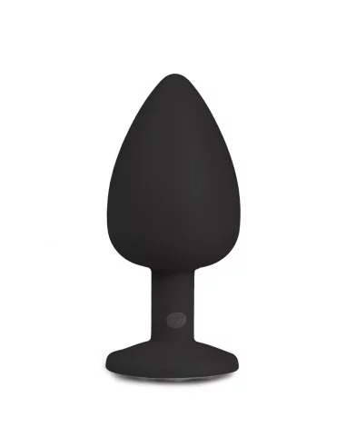 Plug Bijou Diamond Noir 8 x 4cm