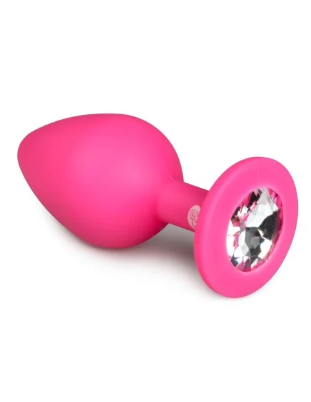 Plug Bijou Diamond Rose 7 x 3.3cm